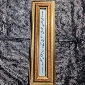 The Flame - A Handcrafted Art Mirror by My Crooked Spine Designs